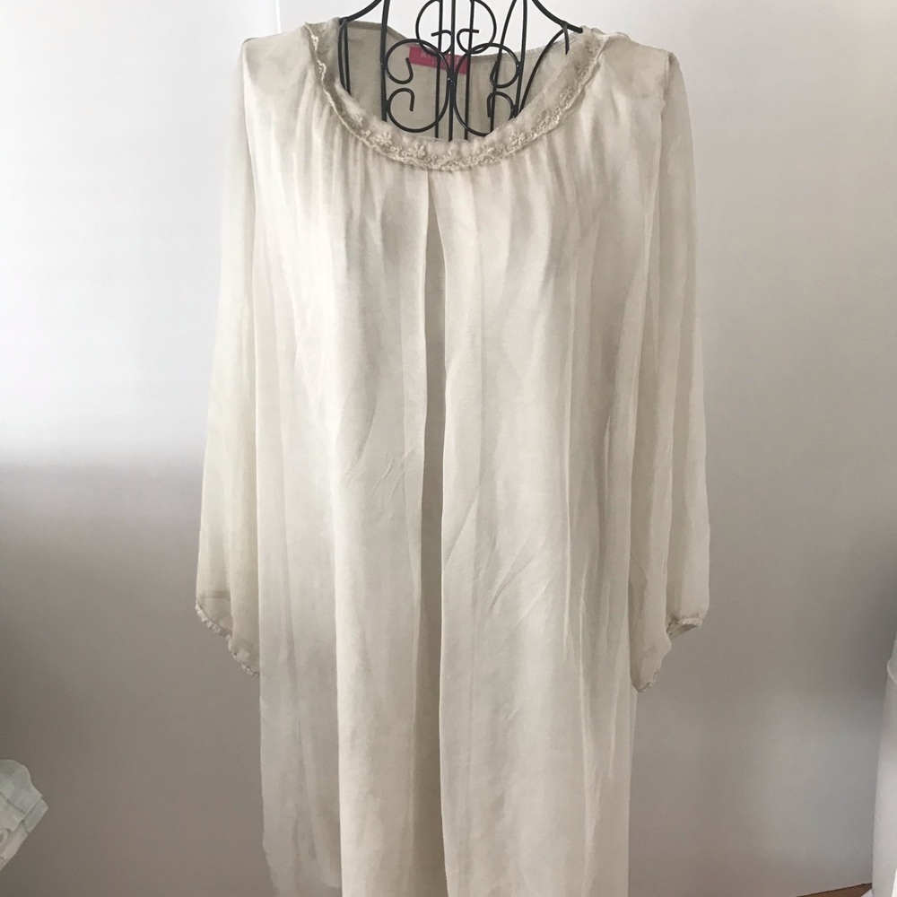 Italian Mini Ivory Light Dress